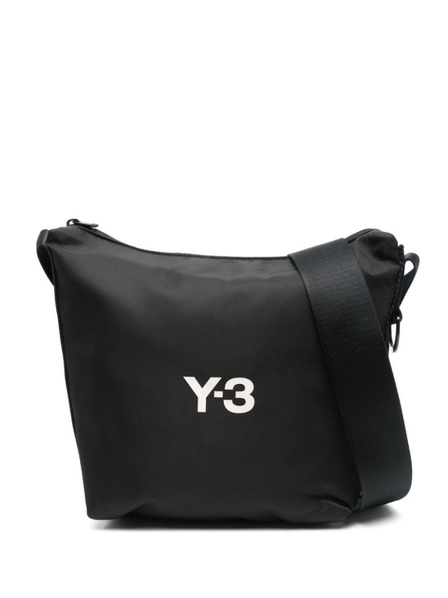 x adidas logo-print messenger bag
