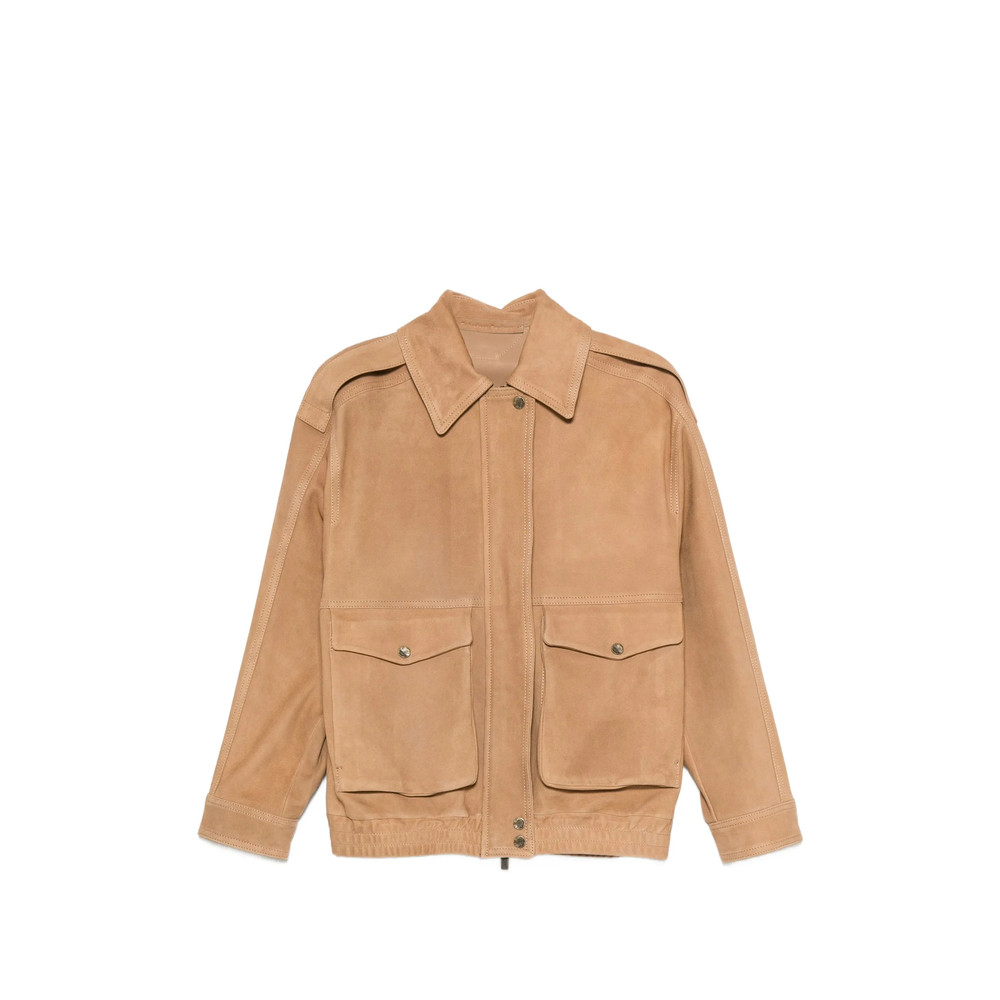 Santoro Long-sleeve Leather Jacket