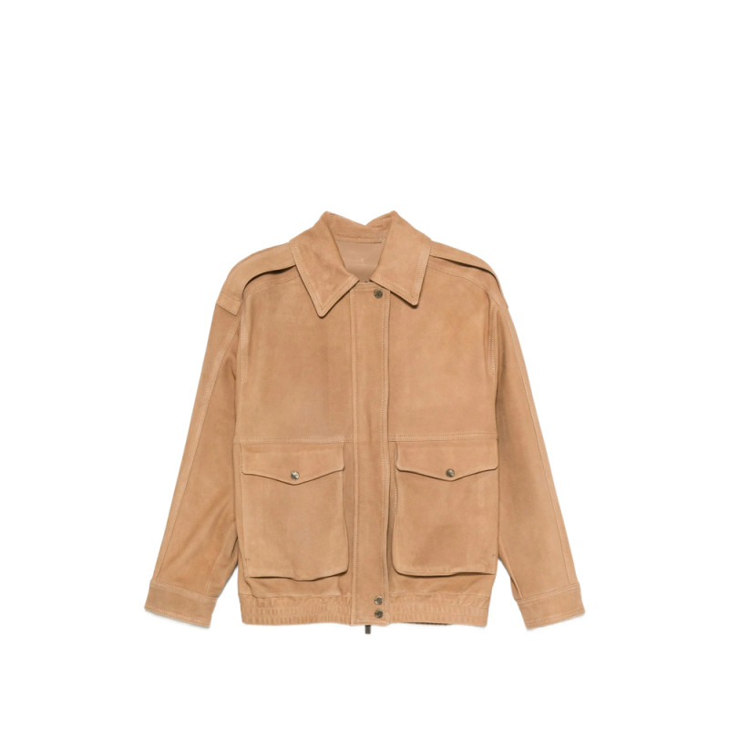 Santoro Long-sleeve Leather Jacket