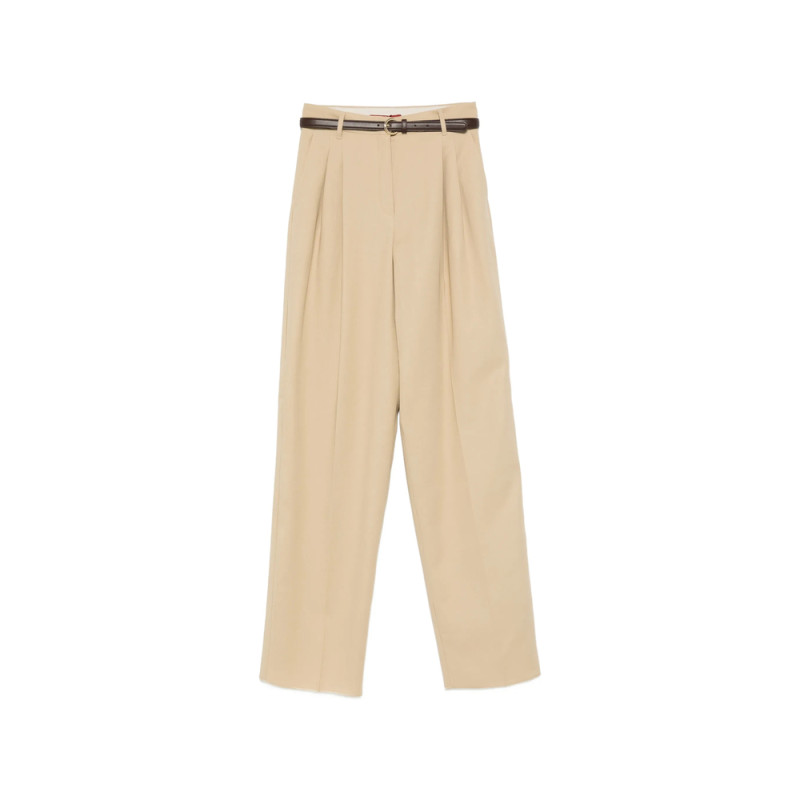 Max Mara Studio Divo Pleated Belt Trousers