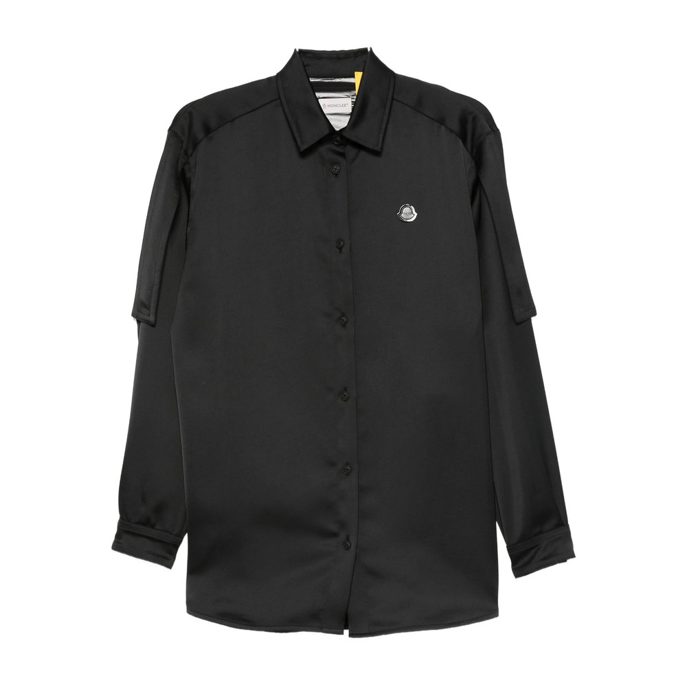 Moncler X Edward Enninful X EE72 Button-fastening Logo Shirt