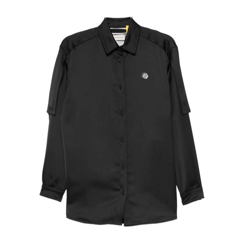 Moncler X Edward Enninful X EE72 Button-fastening Logo Shirt