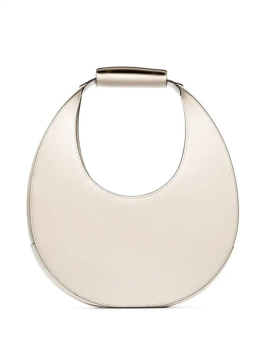 Moon leather tote bag