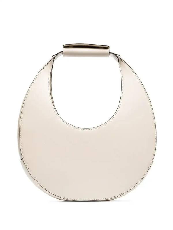Moon leather tote bag