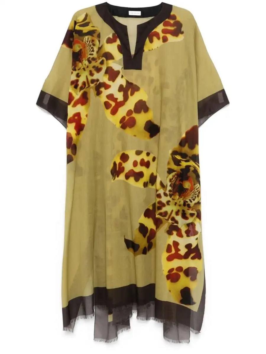floral-print tunic