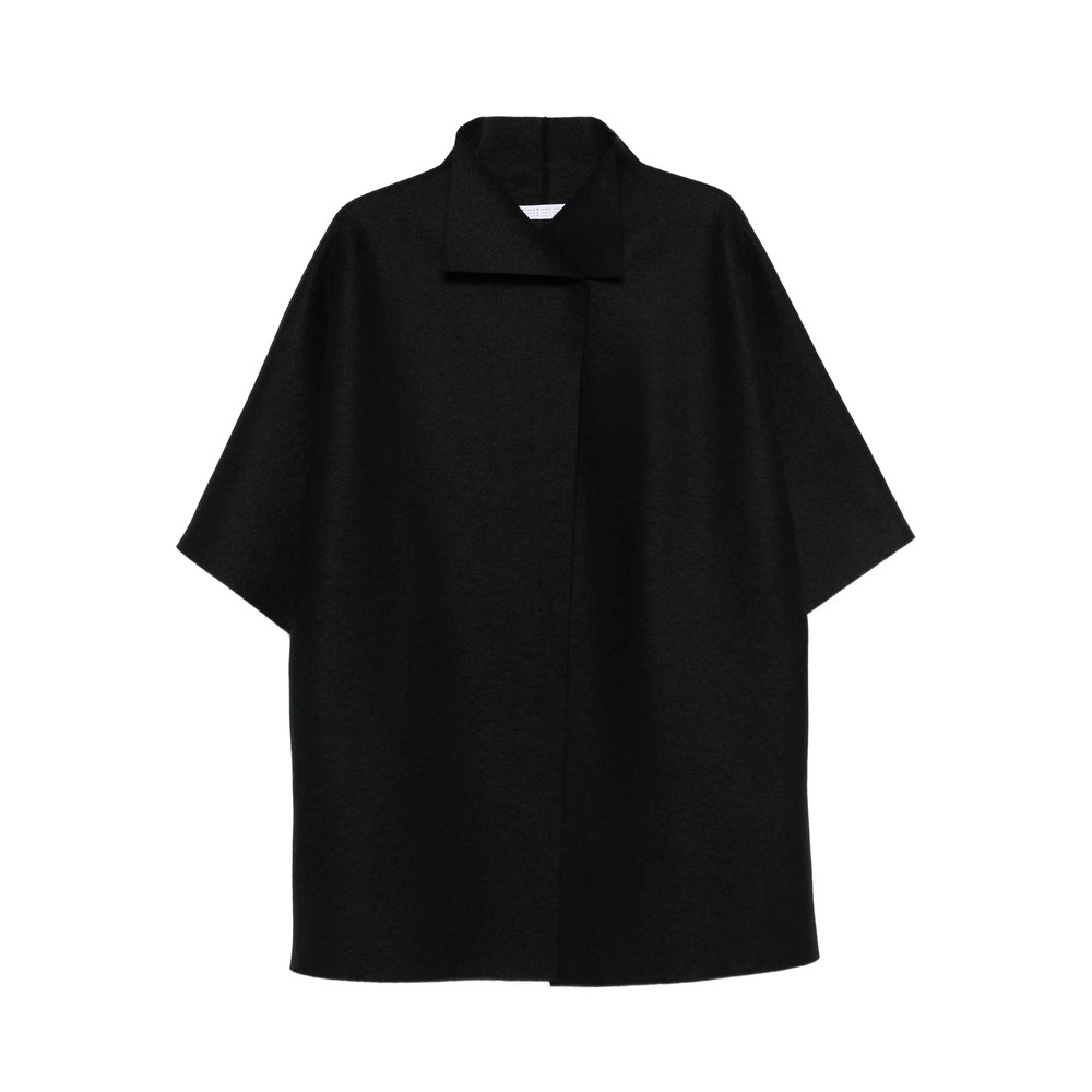Harris Wharf London Short-sleeve Collared Coat