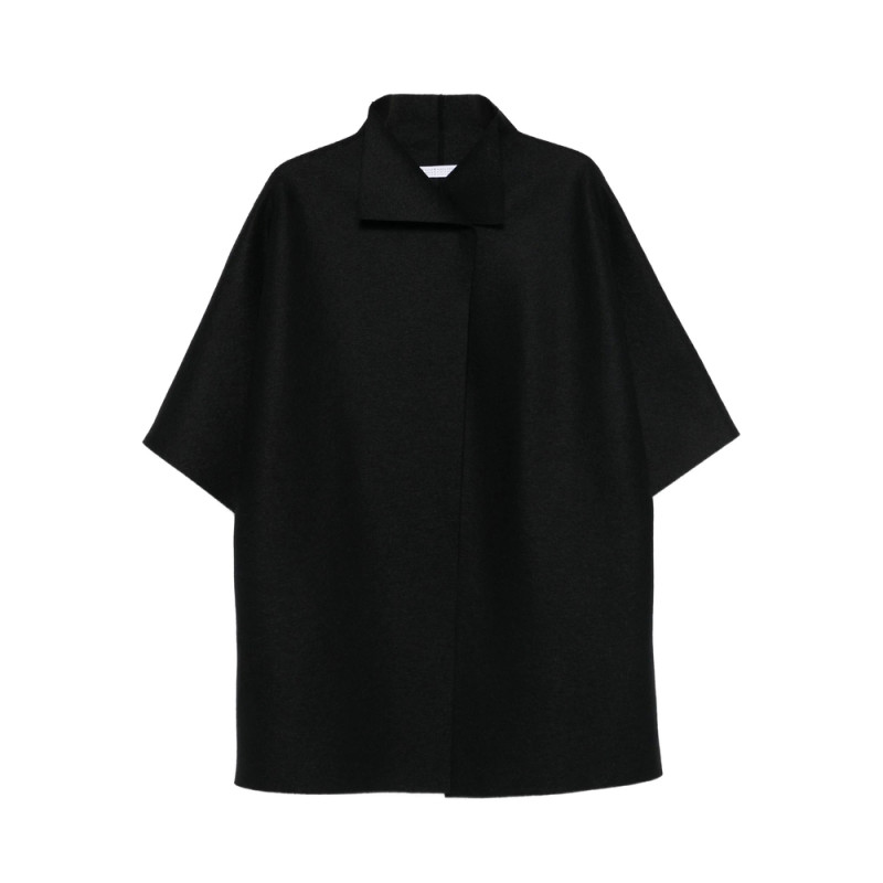 Harris Wharf London Short-sleeve Collared Coat