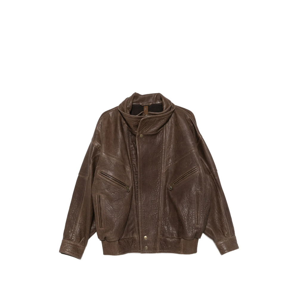 Petar Petrov Grained Leather Jacket