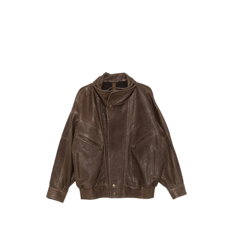 Petar Petrov Grained Leather Jacket