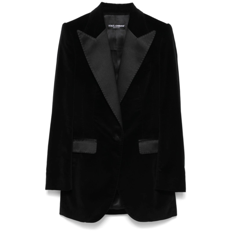Dolce & Gabbana Turlington Velvet Blazer