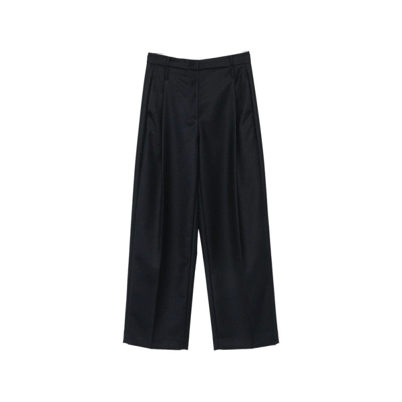 Tela Pleated Wide-leg Trousers