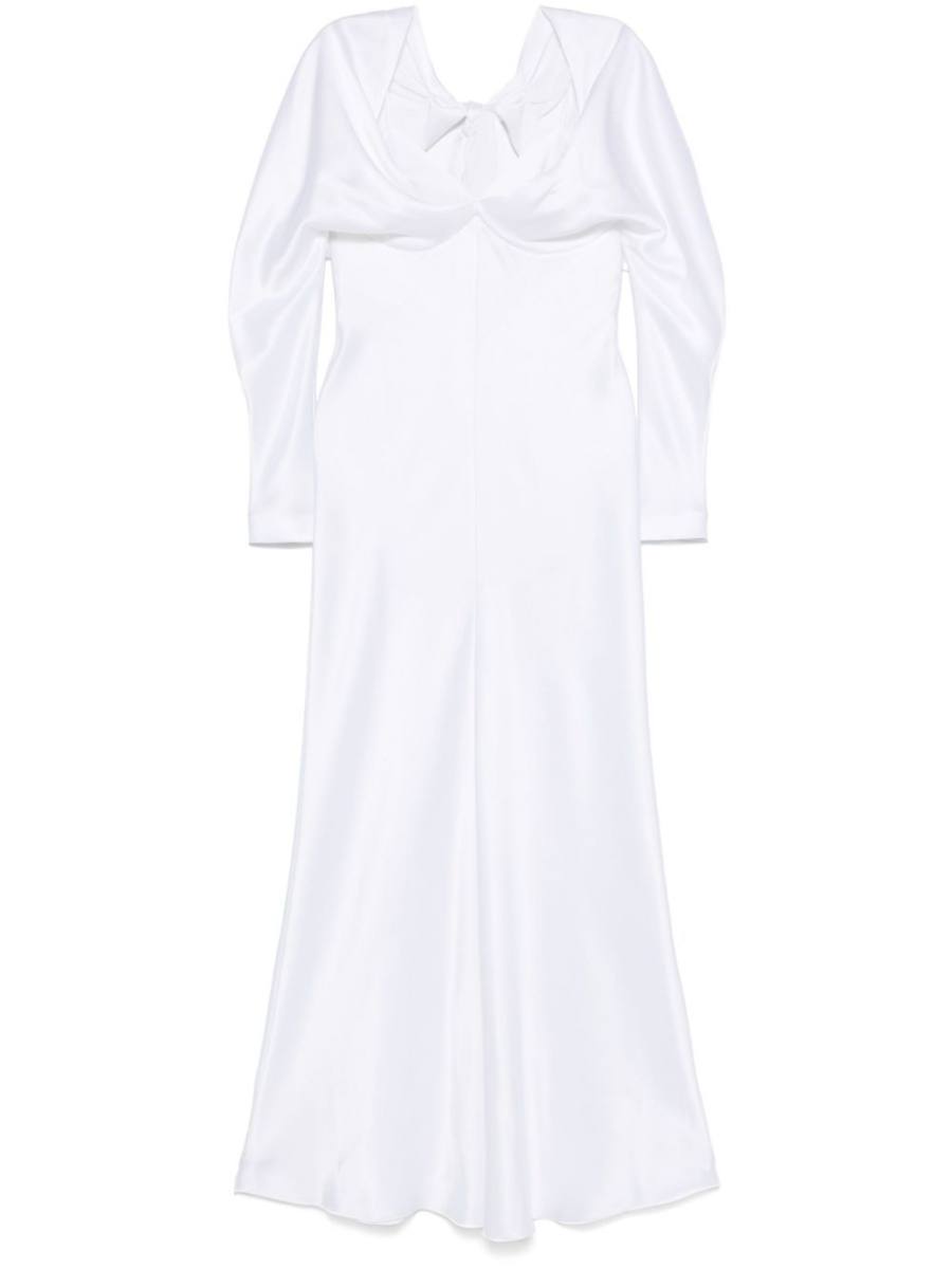 draped maxi dress