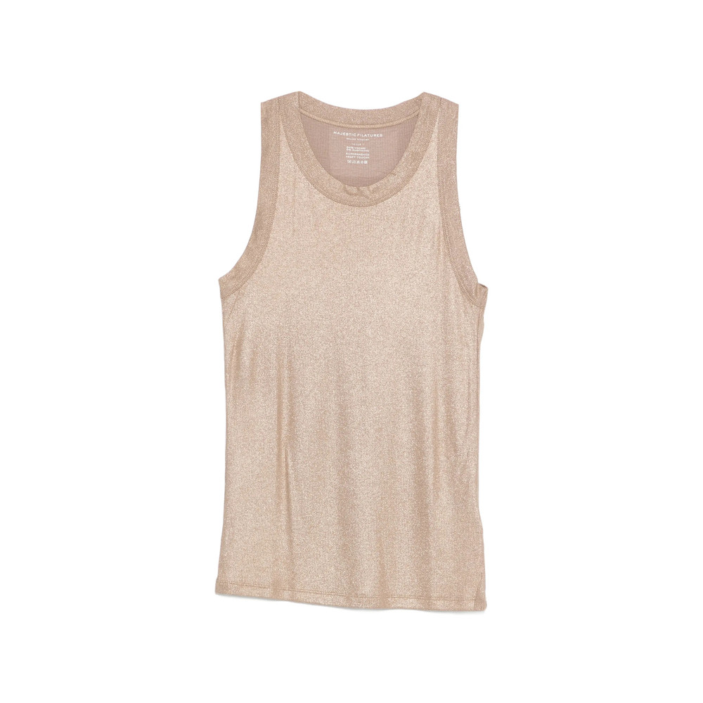 Majestic Filatures Glitter Ribbed Top