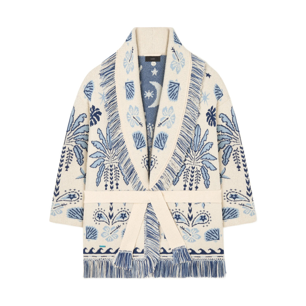 Alanui Echoes Of The Island Belted Cardi-coat