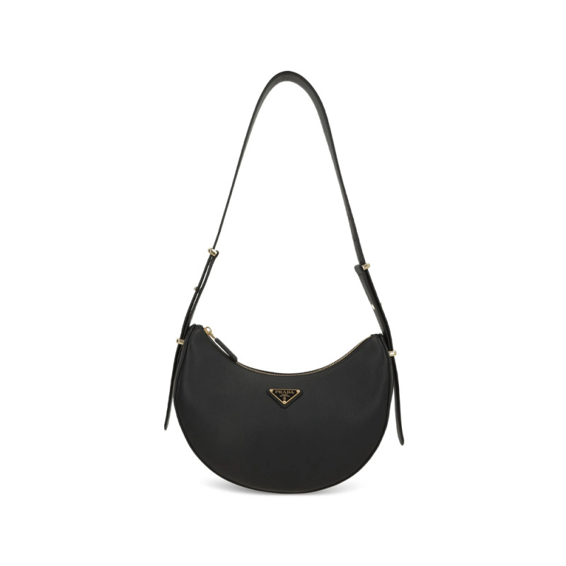 Prada Arqué Leather Shoulder Bag