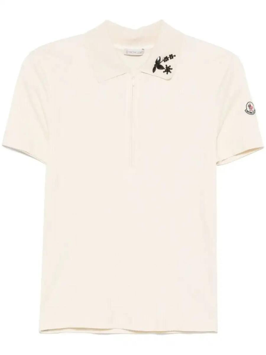 beaded polo top