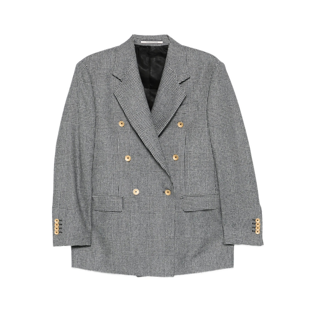 Tagliatore Plaid-pattern Double-breasted Suit
