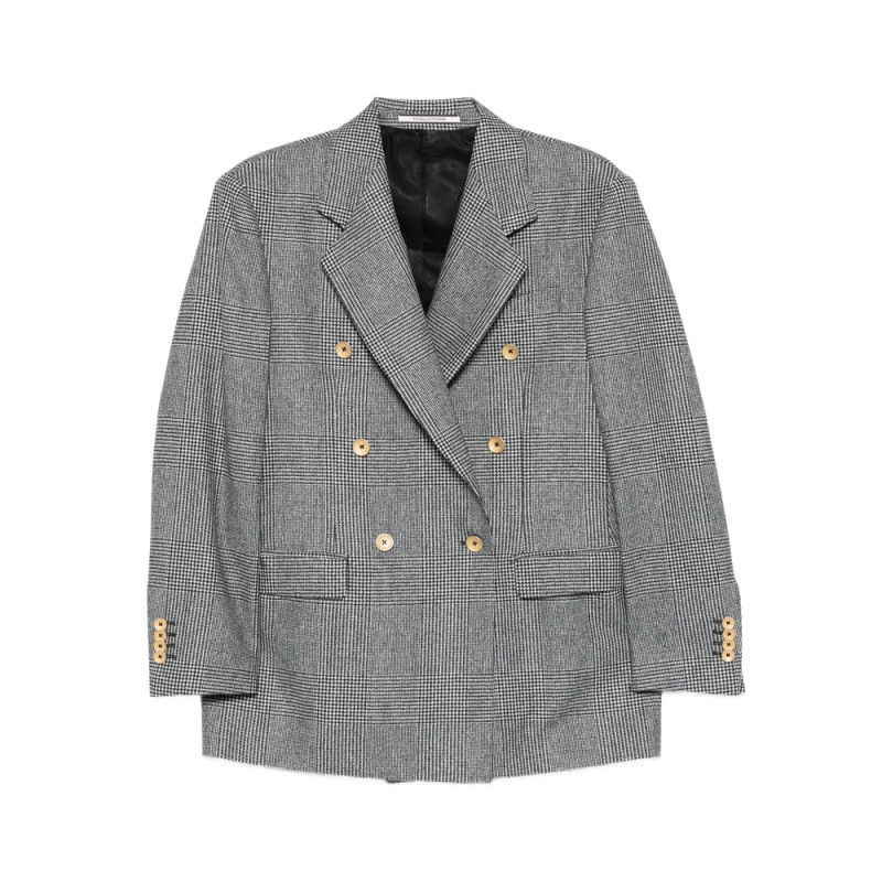 Tagliatore Plaid-pattern Double-breasted Suit