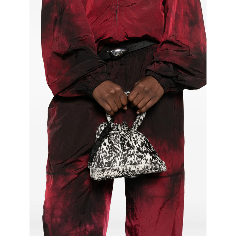 The Attico Mini Sant Ambroeus Animal-print Tote Bag