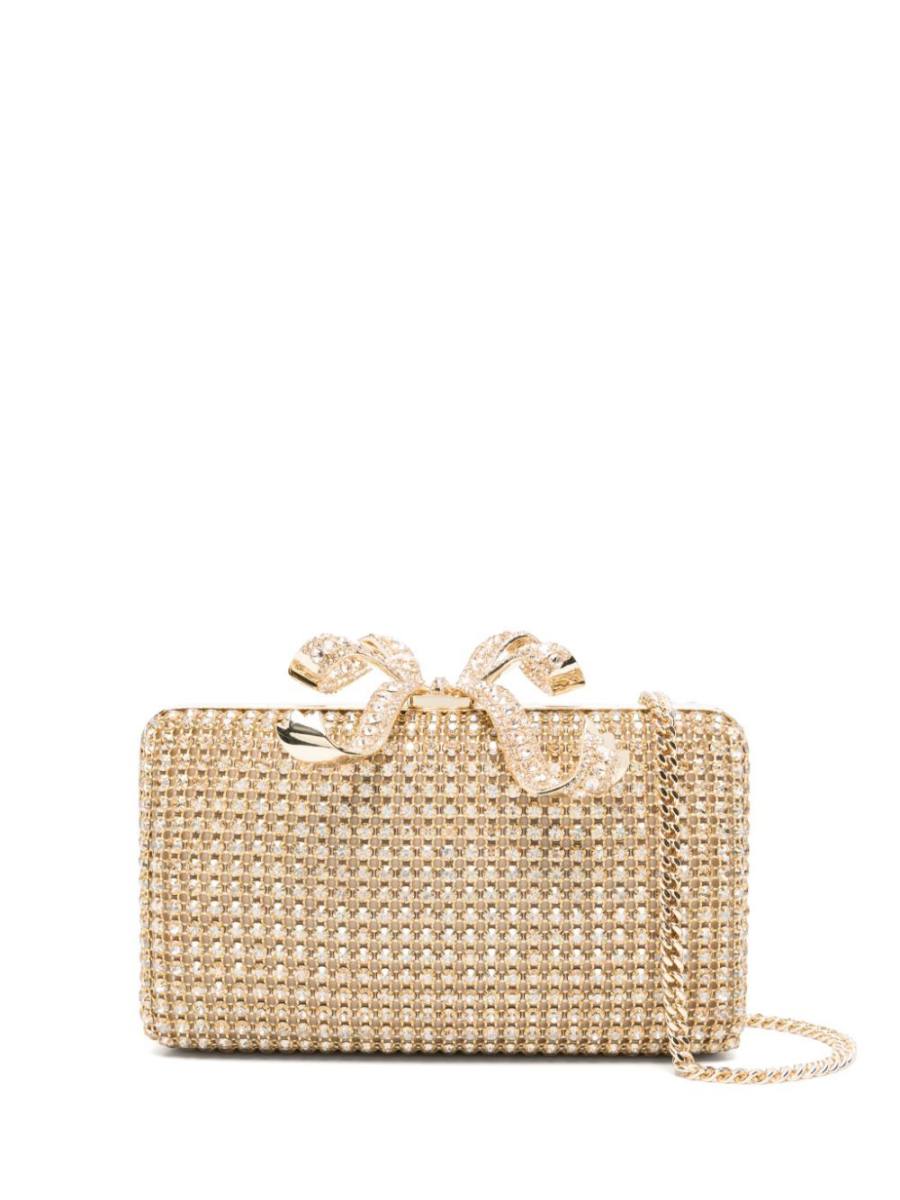 crystal box clutch bag