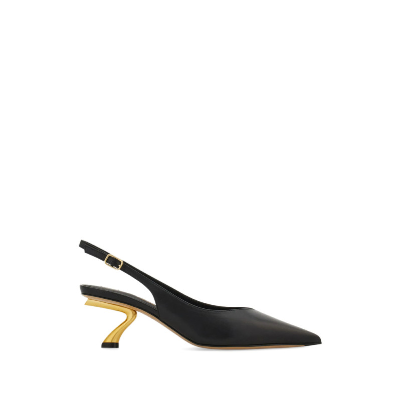 Ferragamo Sculptural Heel Slingback