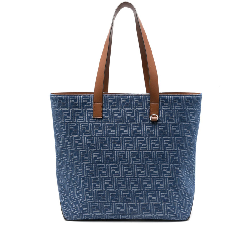 Fendi Medium FF Jacquard Shopping Bag