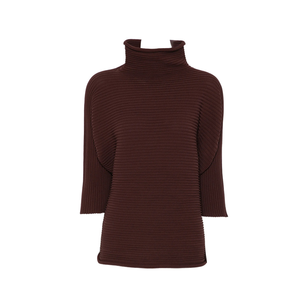 Pleats Please Issey Miyake Pleated High-neck Top