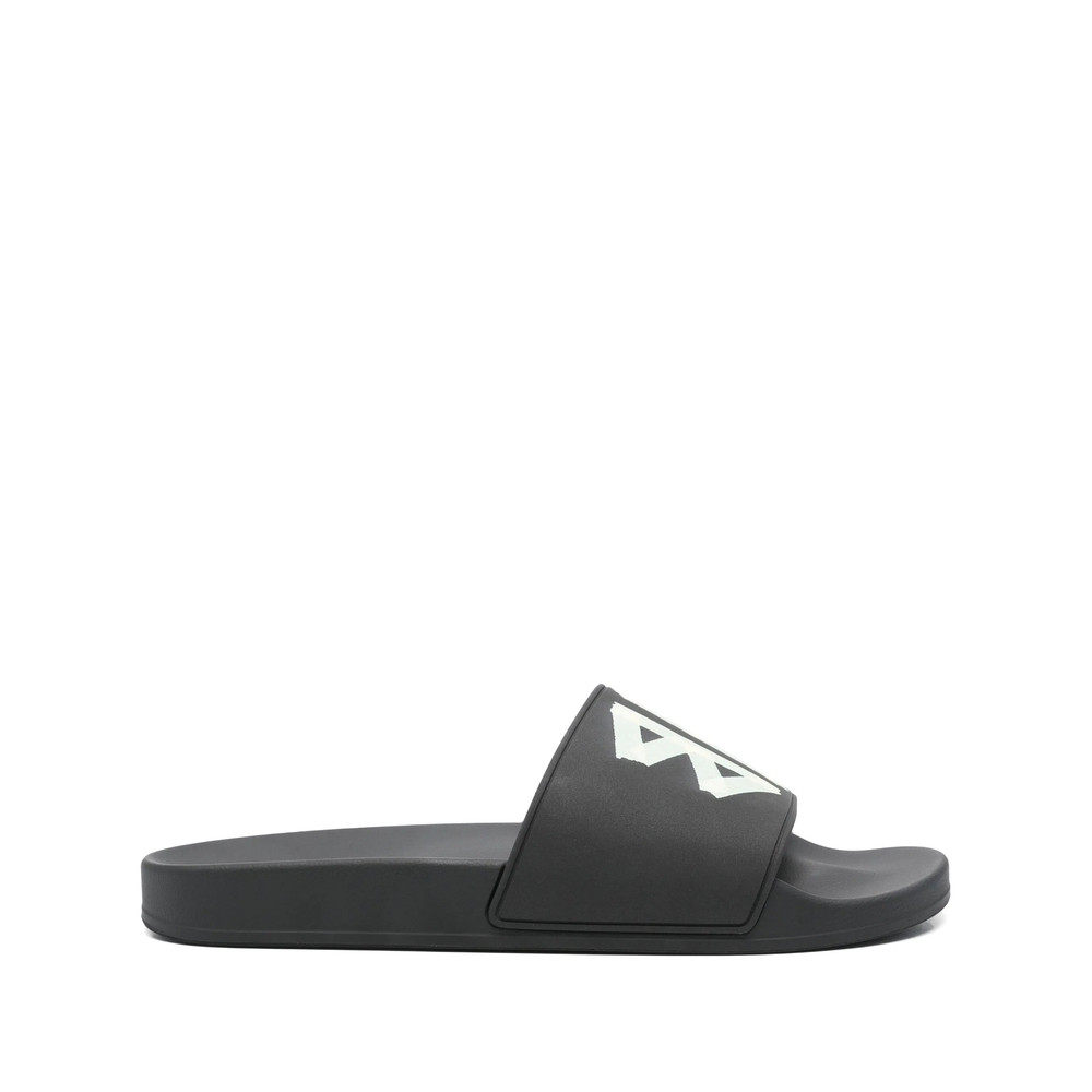 Balenciaga BB Logo-prin Slides