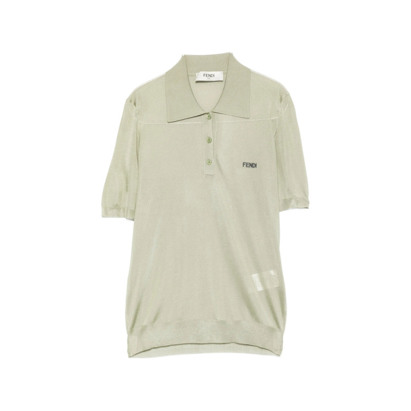 Fendi Button-up Polo Shirt