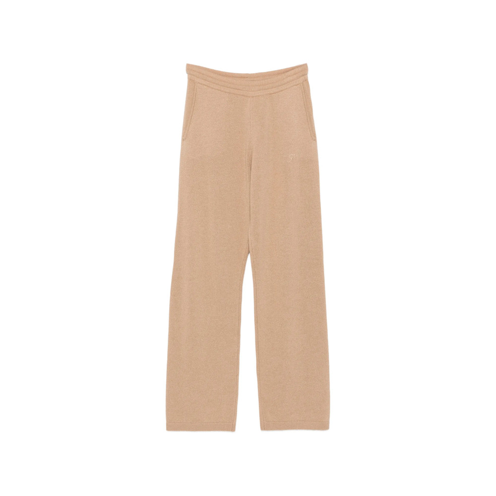 Sporty & Rich Ivana Logo-embroidered Track Pants