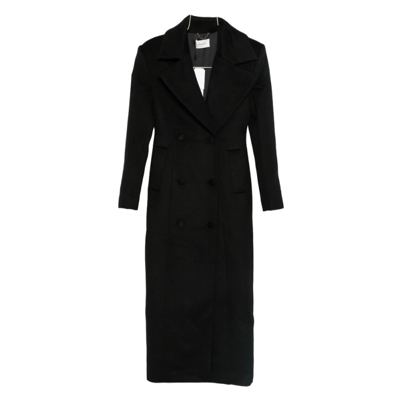 Markgong Wide-lapels Double-breasted Coat