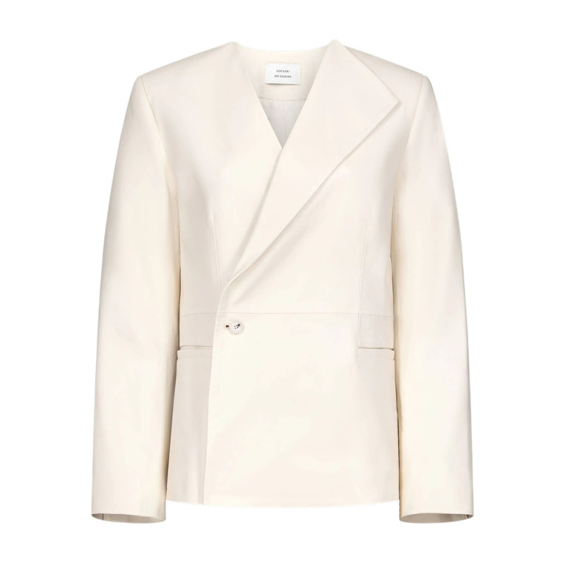 Lou Lou De Saison Paoli Asymmetric Leather Jacket