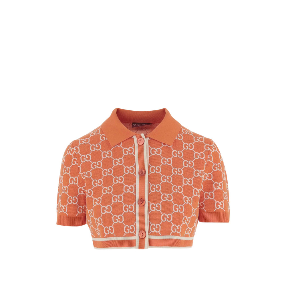 Gucci Patterned Collared Shirt