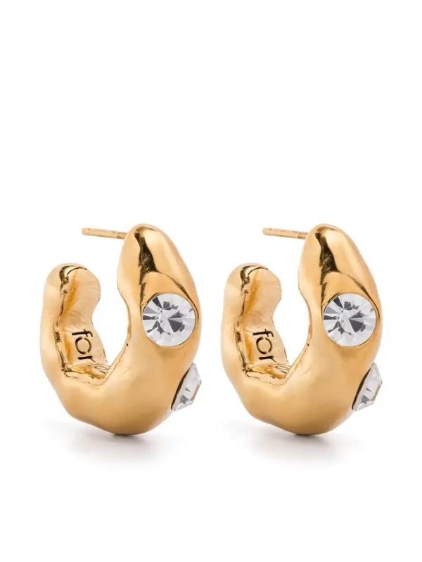18K gold plated earrings