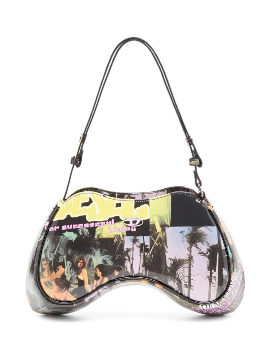 Play graphic-print shoulder bag