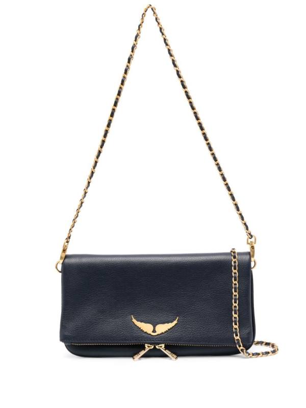 Rock leather crossbody bag