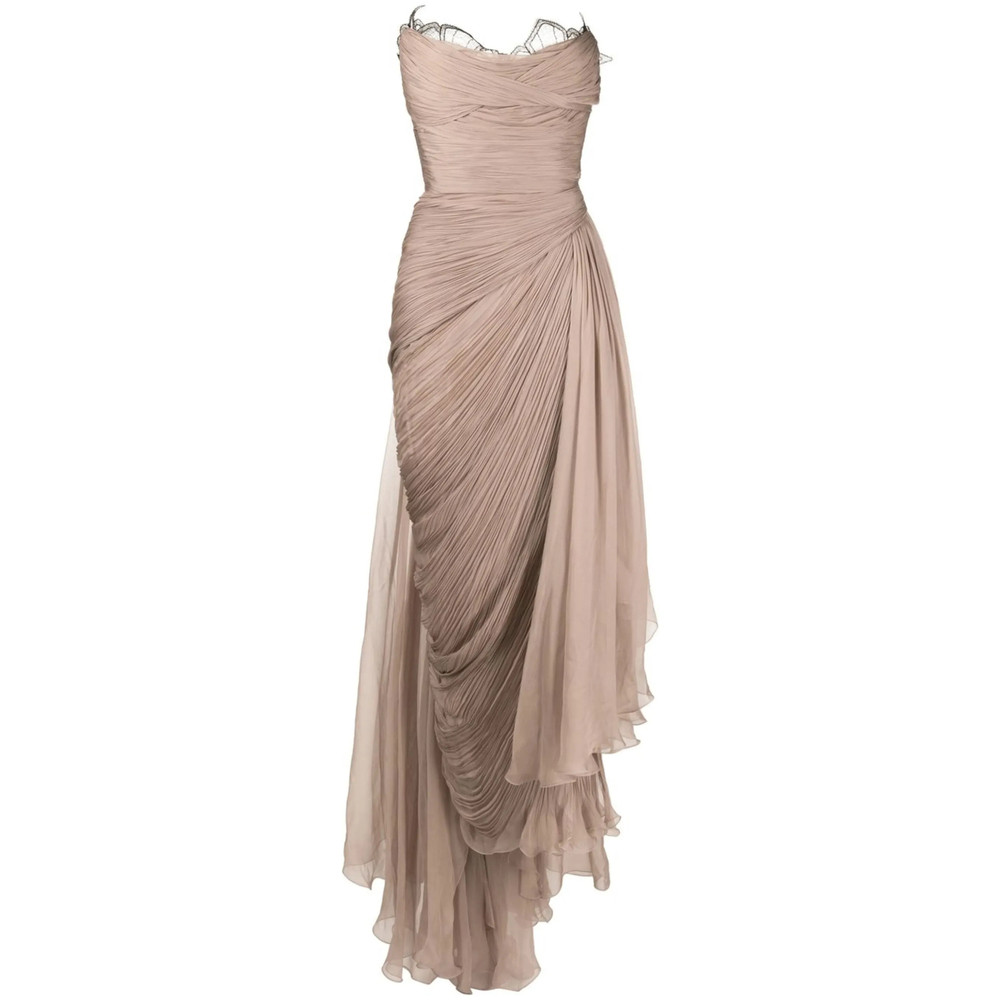 Maria Lucia Hohan Jolie Draped Silk Gown