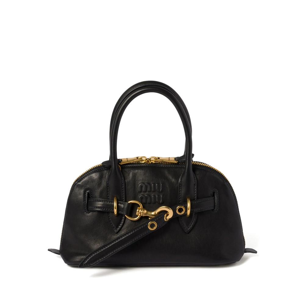 Miu Miu Aventure Leather Tote Bag