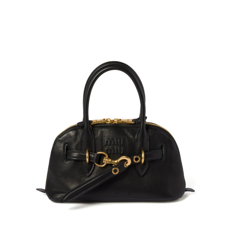 Miu Miu Aventure Leather Tote Bag
