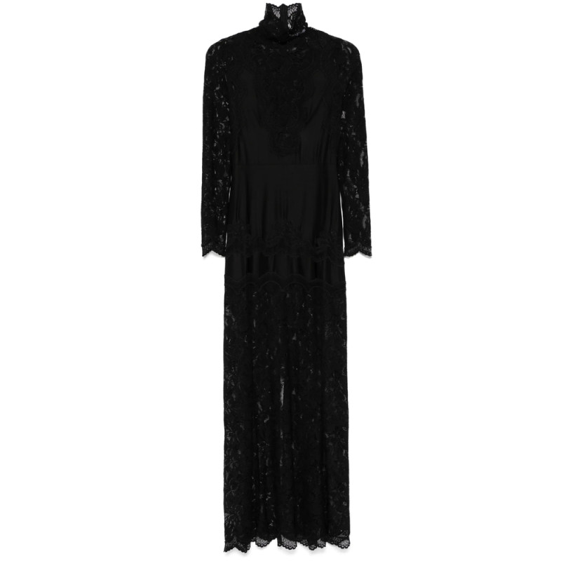 Rabanne Floral Lace-appliqué Maxi Dress