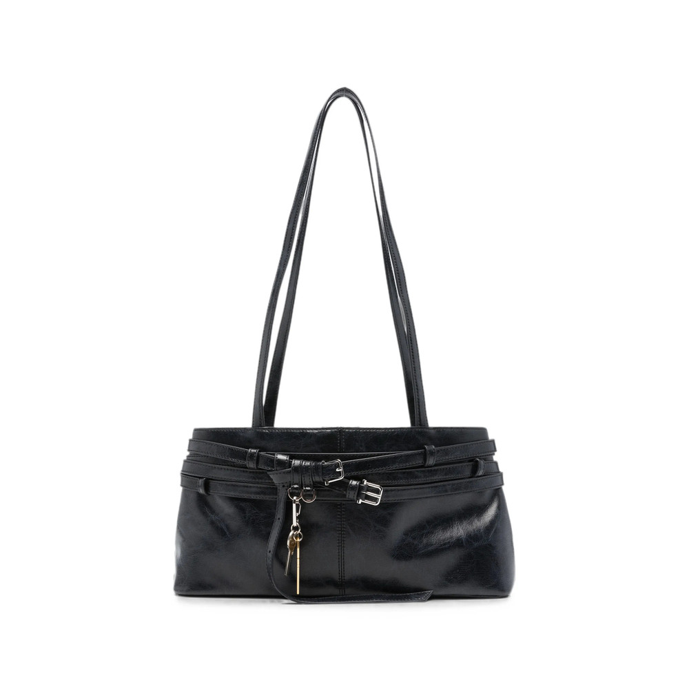 Osoi Brocle Buckled Leather Shoulder Bag