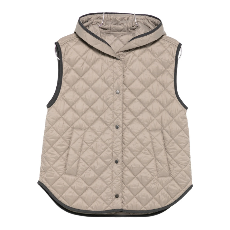 Brunello Cucinelli Quilted Hooded Gilet