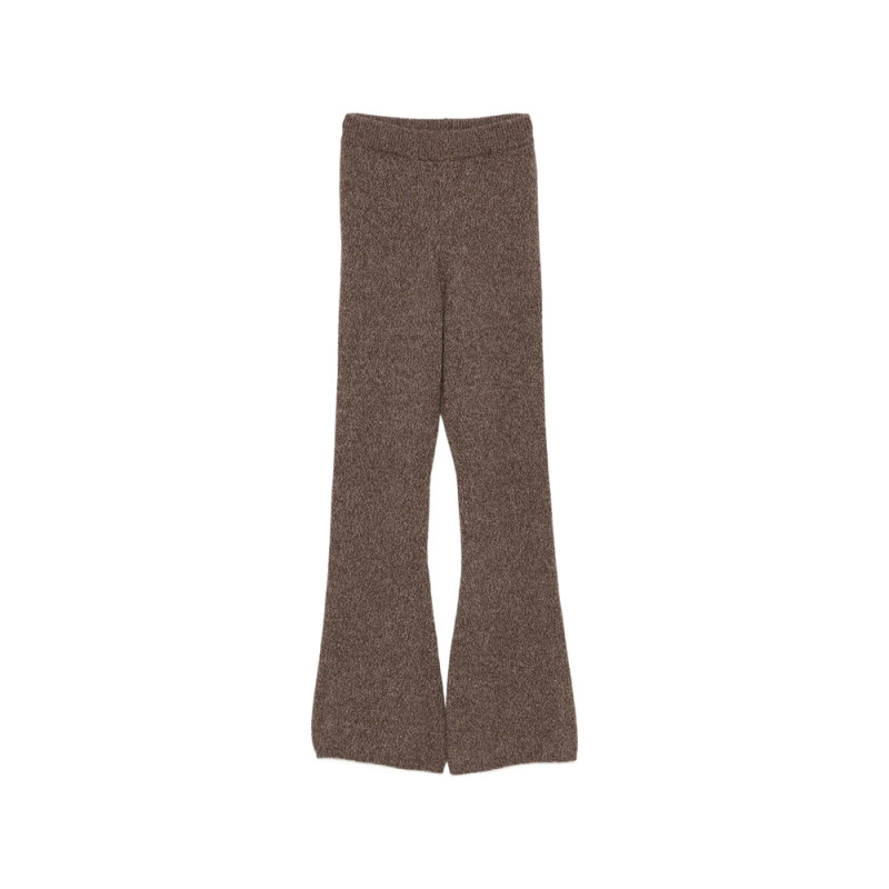 Ely Ely Fine-knit Flared Trousers