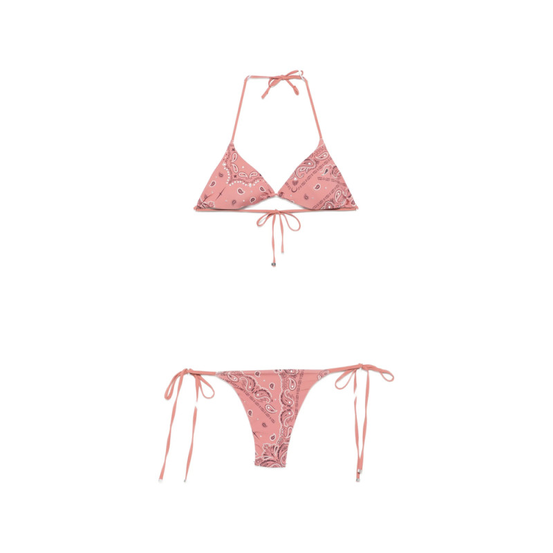 Venuja Paisley-print Crystal-embellished Bikini