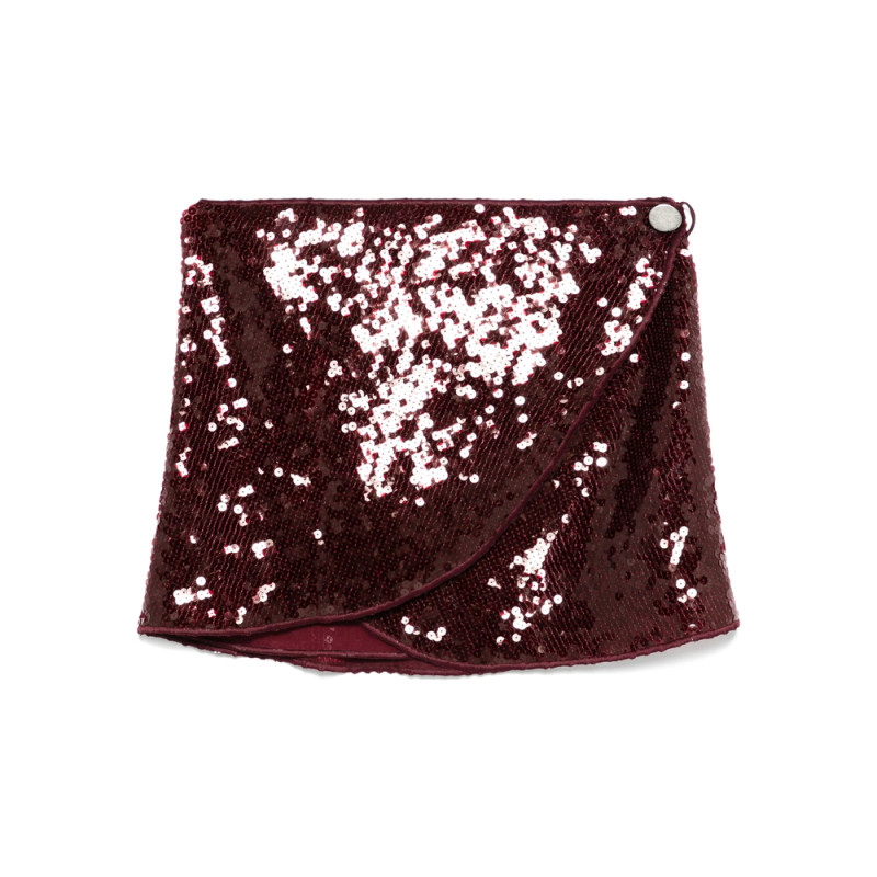 Oséree Sequin-embellished Wrap Skirt