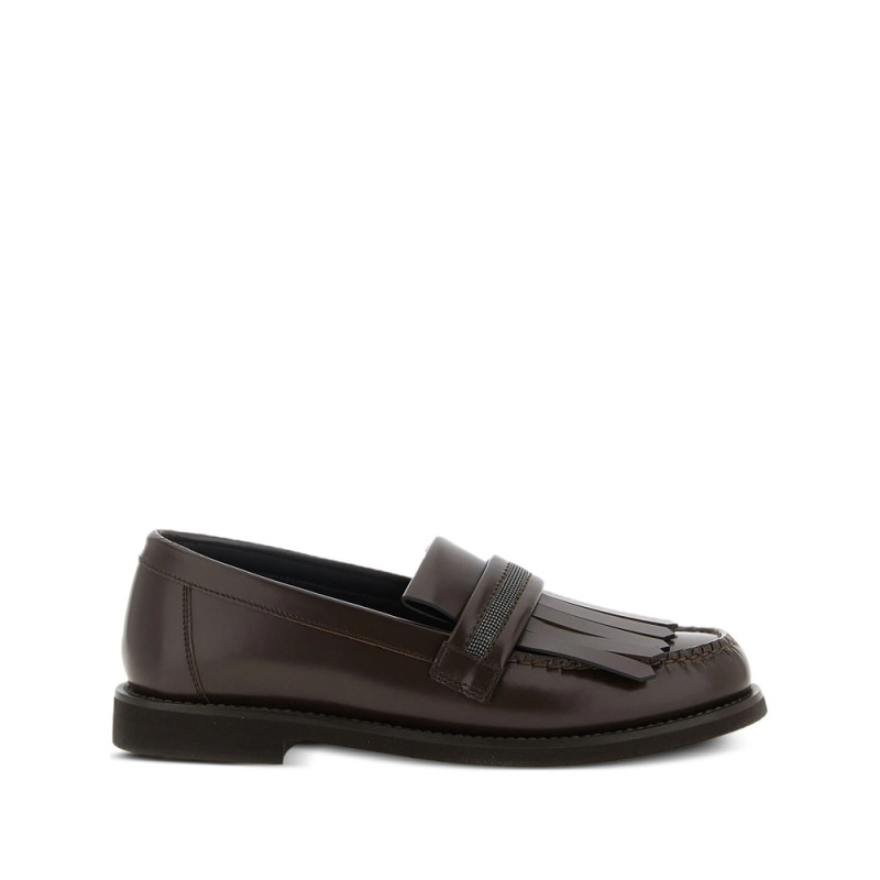 Brunello Cucinelli Monili Fringed Loafers