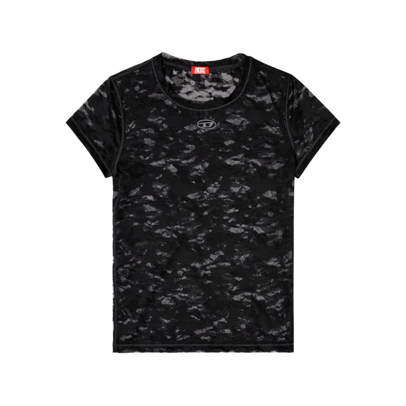 Diesel Lace-embroidered T-shirt