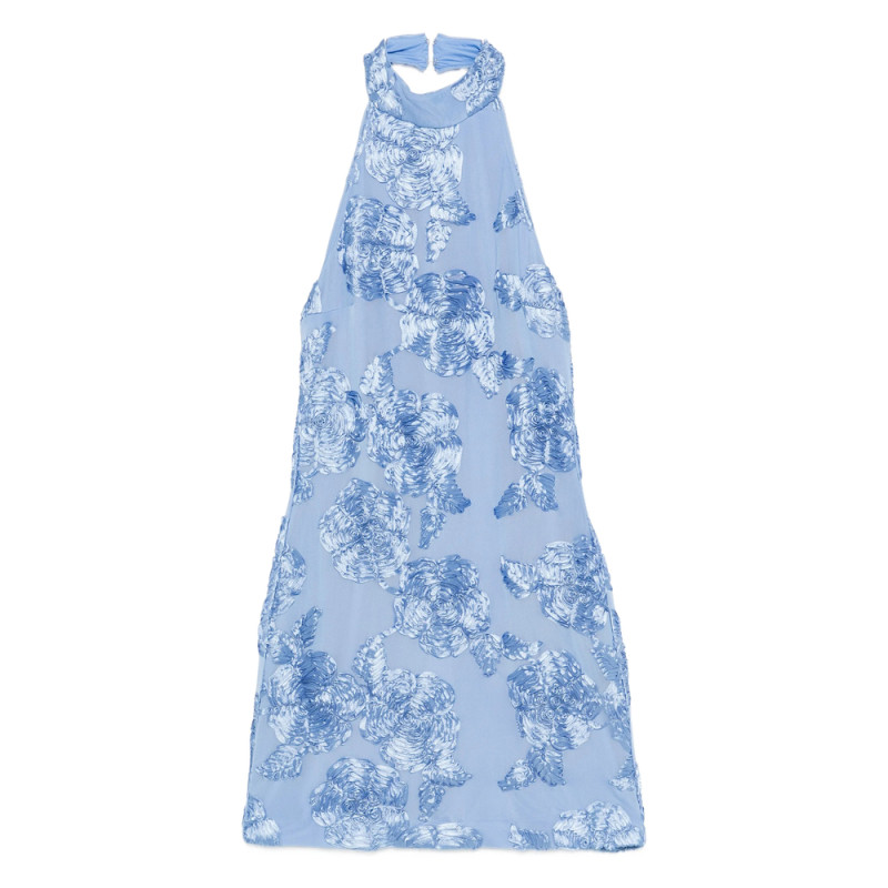 Rotate Floral Halterneck Mini Dress