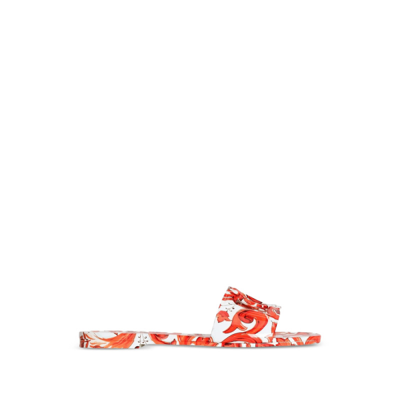Dolce & Gabbana Majolica-print Rubber Slides