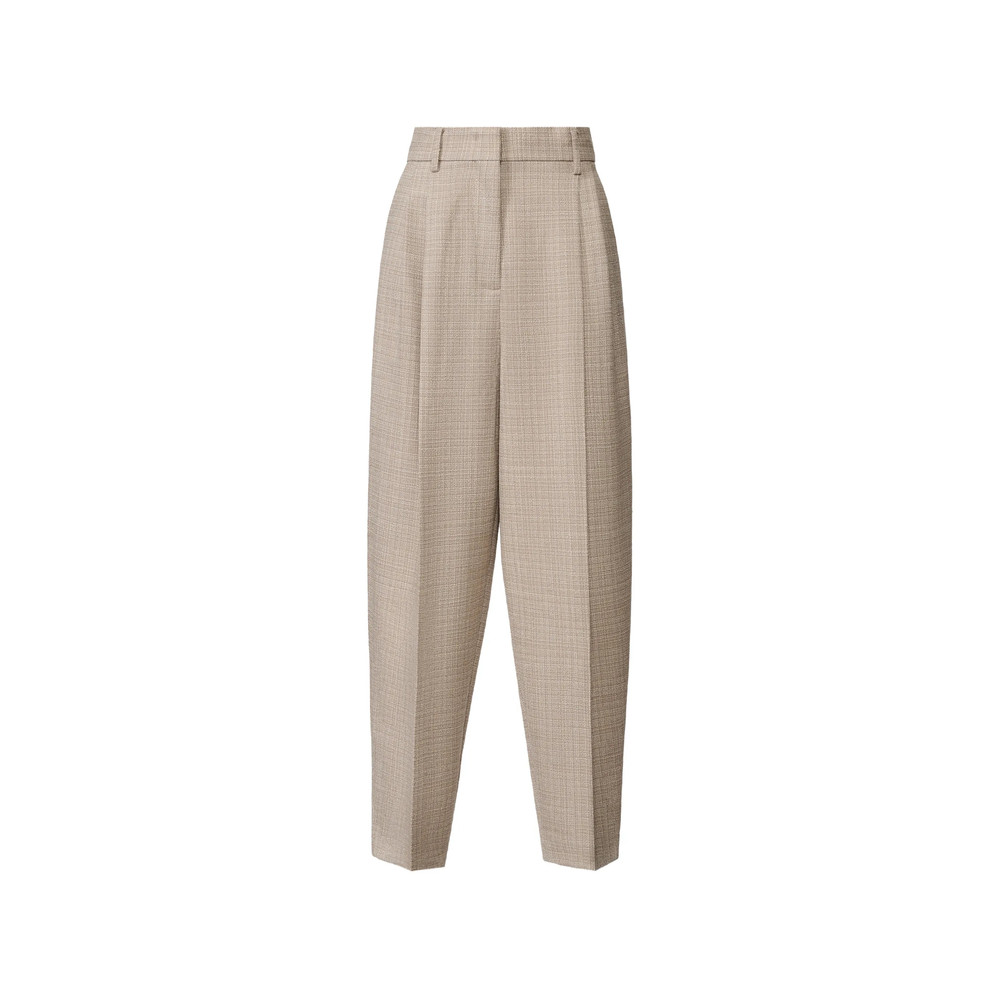Fabiana Filippi Pleated Check-pattern Trousers